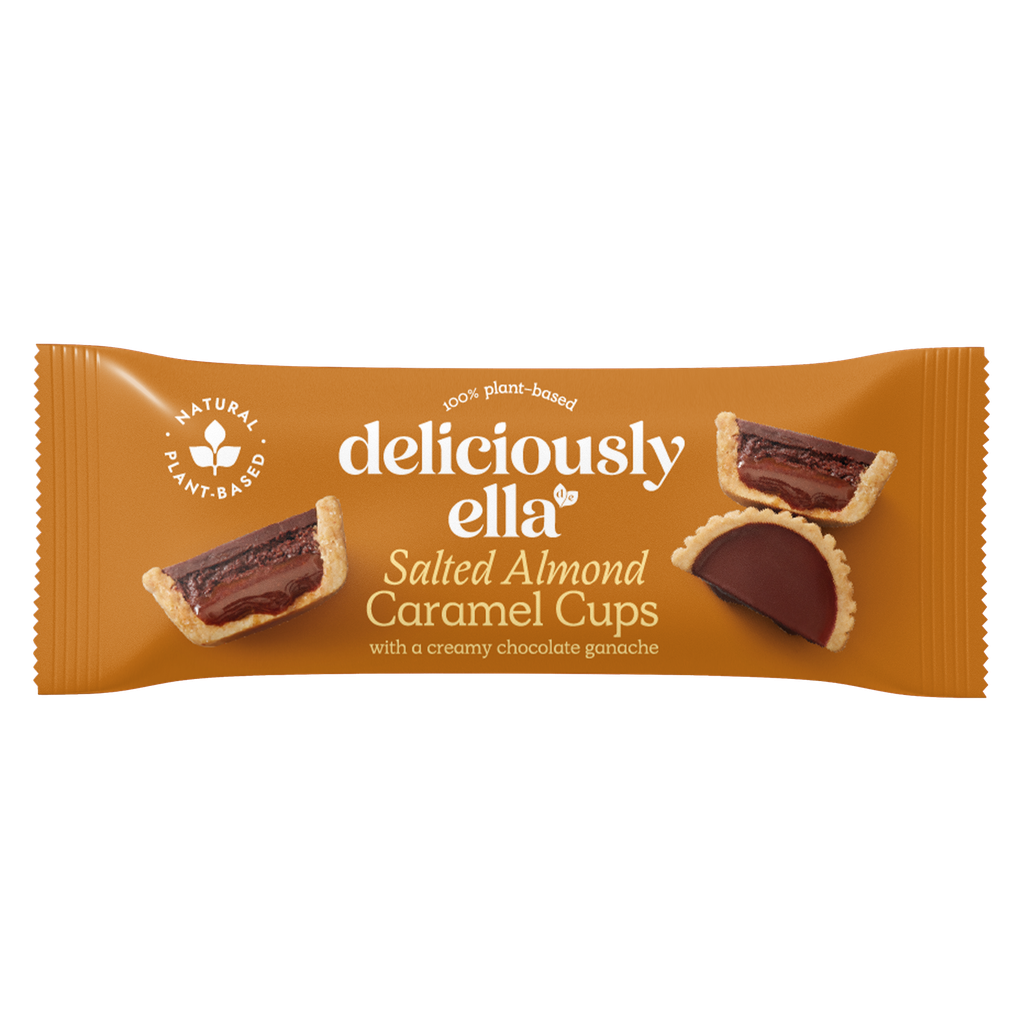 [20% OFF] Deliciously Ella Cups - Salted Almond Caramel X 12 X 36g
