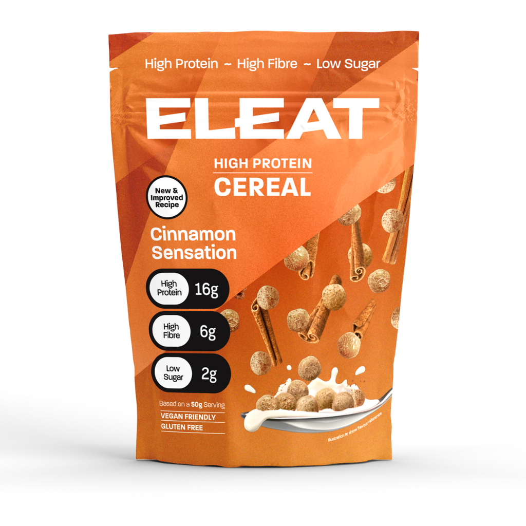 [15% OFF] Eleat High Protein Cereal - Cinnamon X 5 X 250g