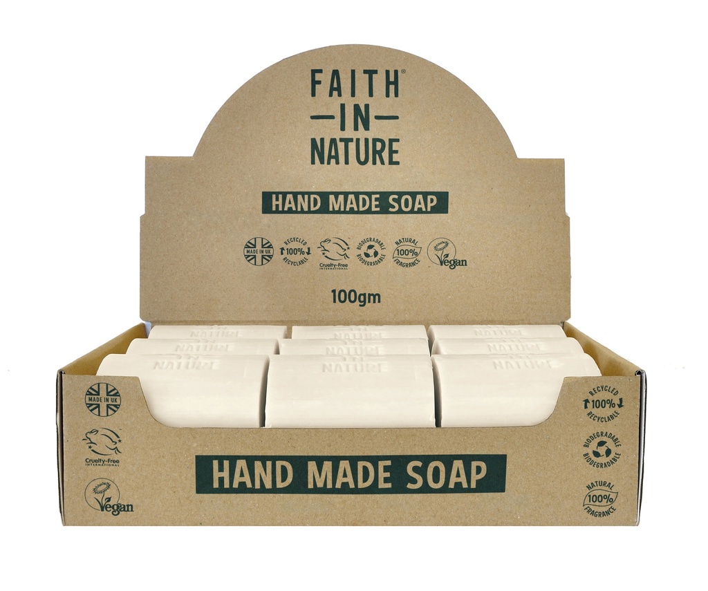 Faith In Nature Unpackaged Soap - Tea Tree X 18 X 100g