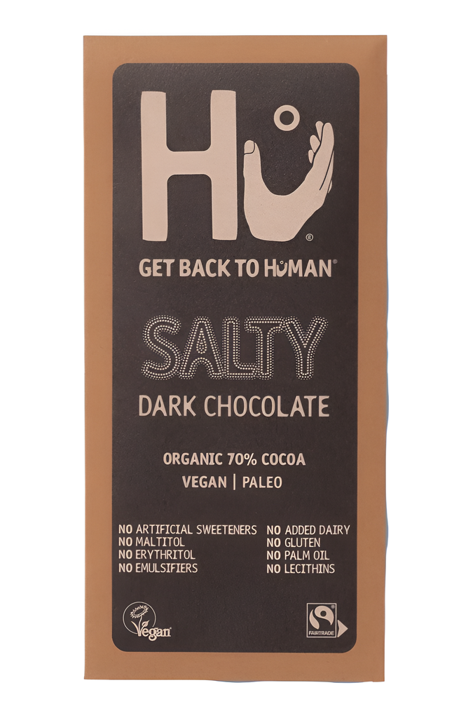 [15% OFF] Hu Kitchen Vegan Chocolate - Salty Dark X 12 X 60g