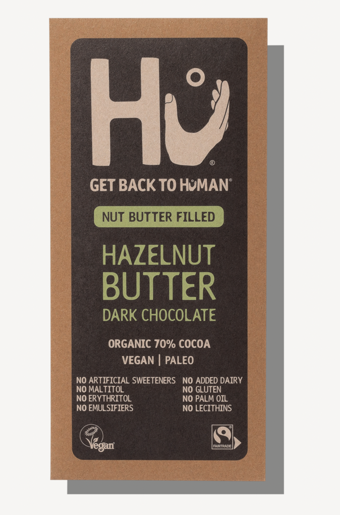 Hu Kitchen Vegan Chocolate - Hazelnut Butter Dark X 12 X 60g
