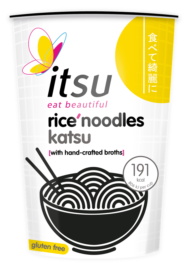Itsu Noodles Cup - Katsu n Spring onion X 6 X 63g