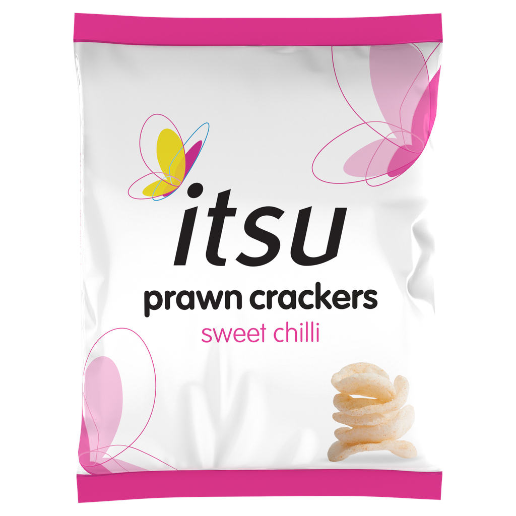 [20% OFF] Itsu Prawn Crackers - Sweet Chilli X 6 X 60g