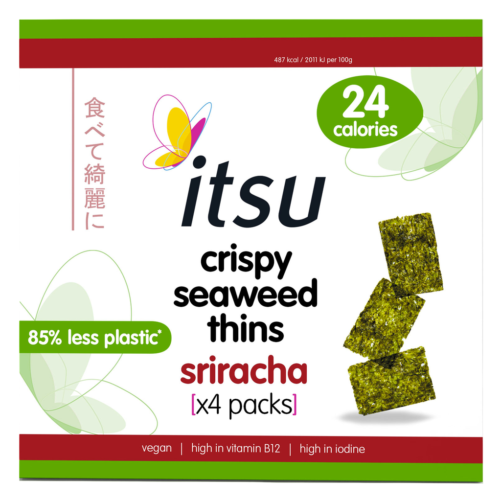 Itsu Seaweed - Sriracha Multipack X 6 X (3 X 5g)