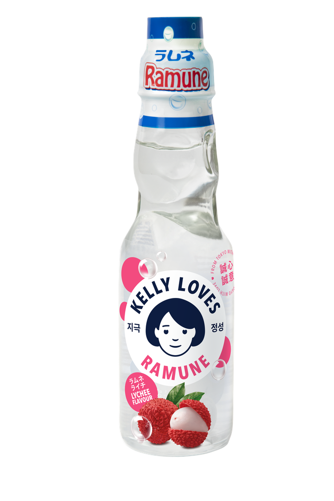 Kelly Loves Ramune Soda - Lychee X 18 X 200ml