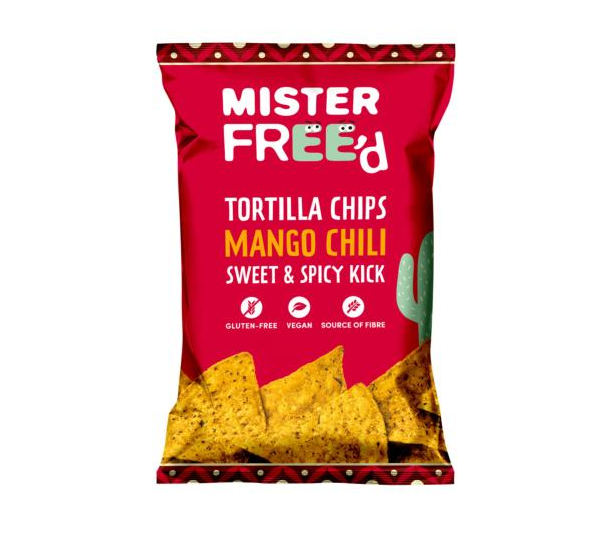 [20% OFF] Mister Freed Tortilla Chips - Mango Chilli X 12 X 135g