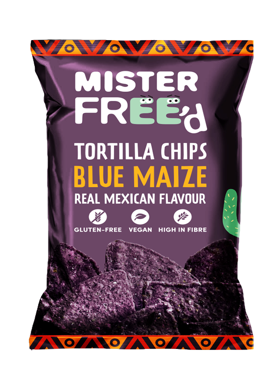 Mister Freed Tortilla Chips - Blue X 12 X 135g