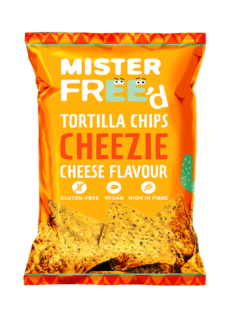 Mister Freed Tortilla Chips - Cheese X 12 X 135g