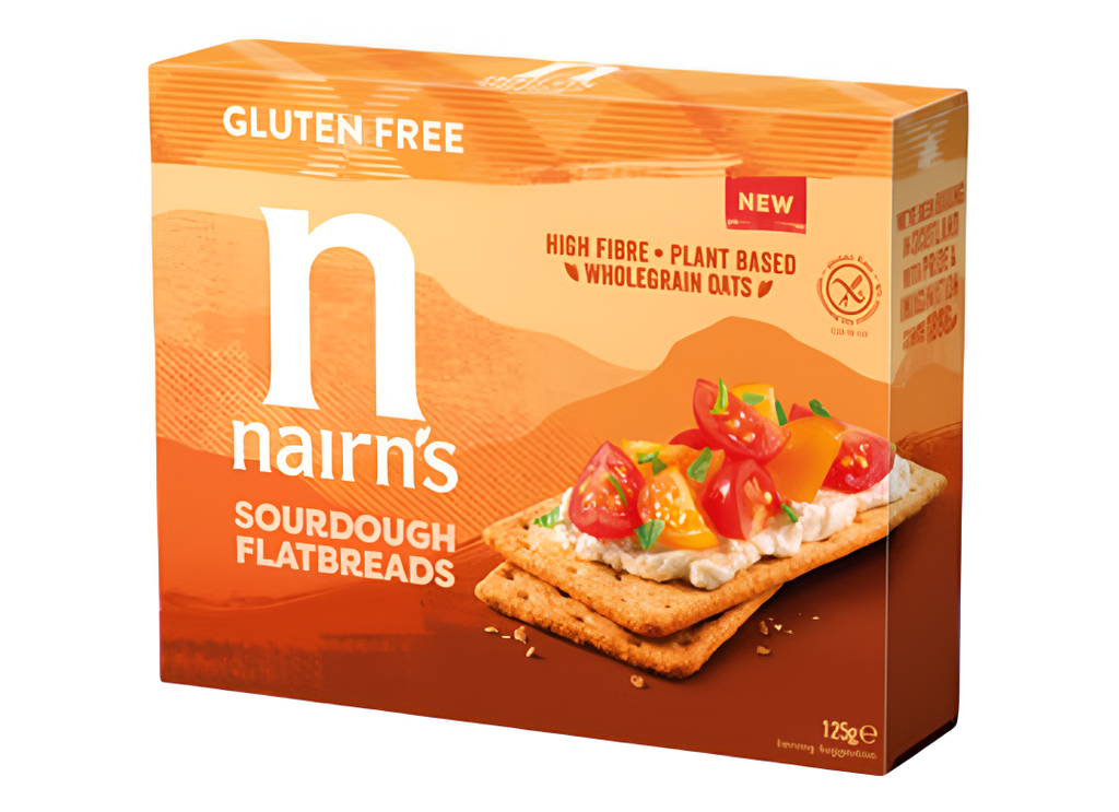 Nairns Gluten Free Flatbreads - Sourdough X 6 X 125g