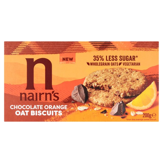 Nairns Oat Biscuits - Chocolate Orange N9244 X 6 X 200g