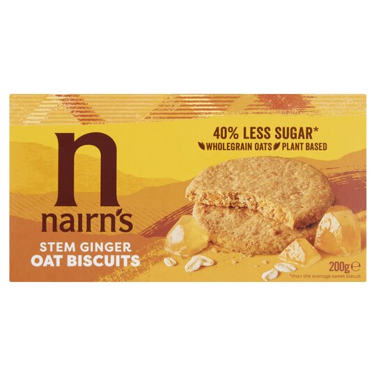 [20% OFF] Nairns Oat Biscuits - Stem Ginger X 10 X 200g