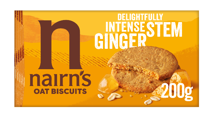 [20% OFF] Nairns Oat Biscuits - Stem Ginger X 10 X 200g