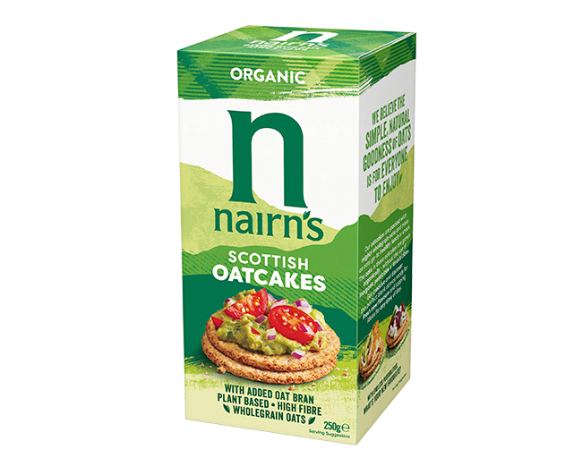 [20% OFF] Nairns Oatcakes - Organic Oatcakes X 12 X 250g
