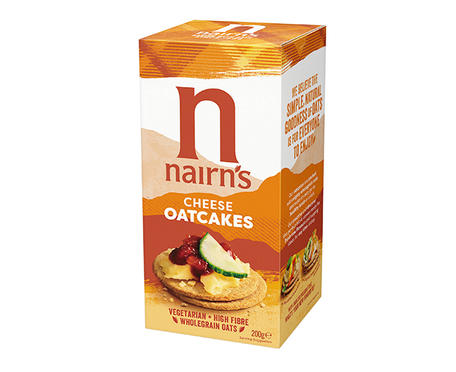 [20% OFF] Nairns Oatcakes - Cheese Oatcakes X 12 X 200g