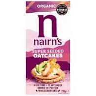 Nairns Oatcakes - Organic Super Seeded Oatcakes X 8 X 200g