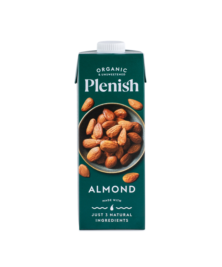 [20% OFF] Plenish Organic Plant Based Milk - Almond X 8 X 1L