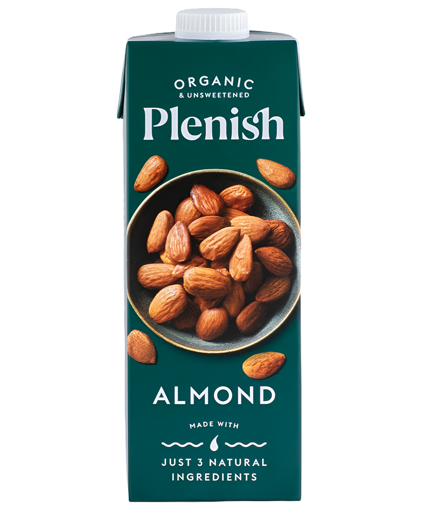 Plenish Organic Plant Based Milk - Almond X 8 X 1L