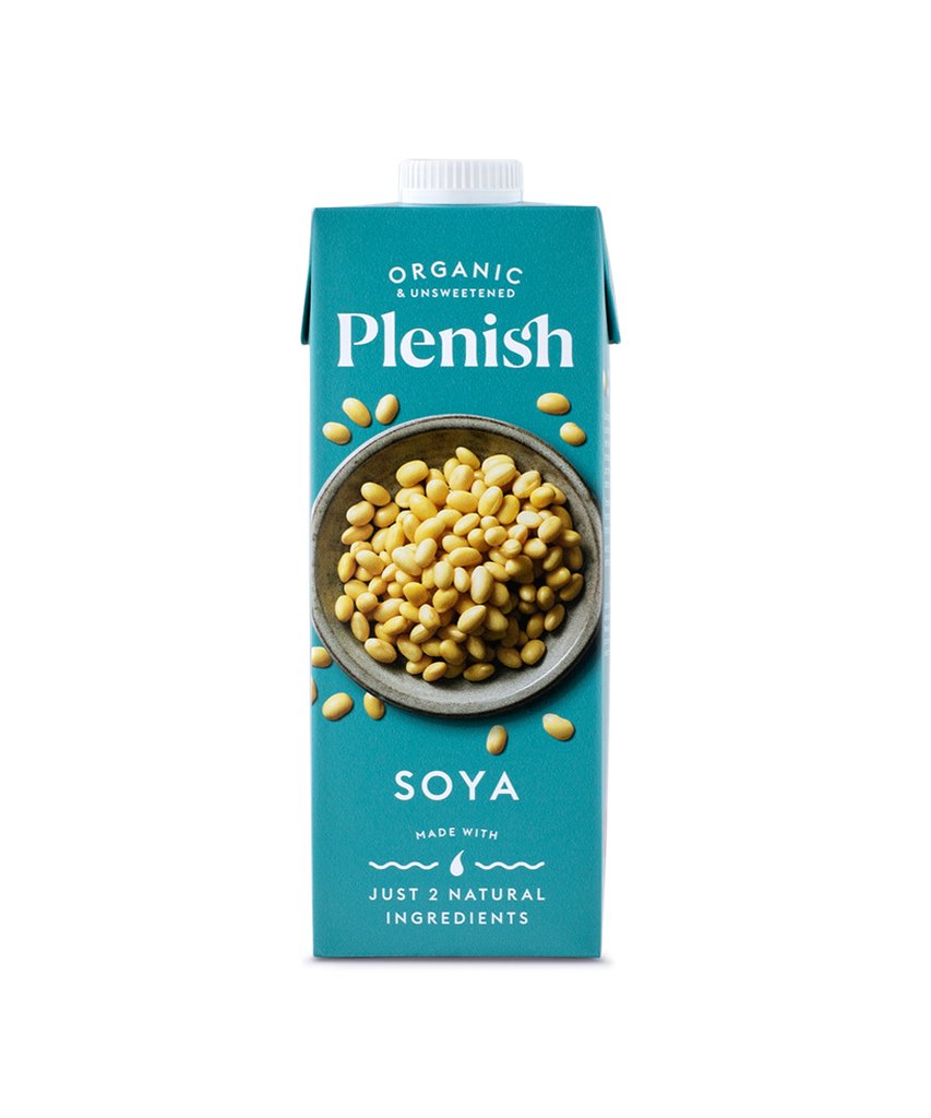 [20% OFF] Plenish Organic Plant Based Milk - Soya X 8 X 1L