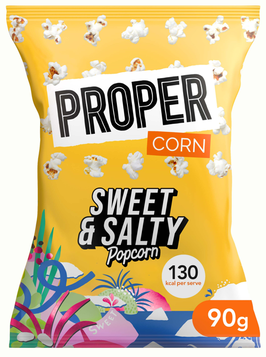 Propercorn Popcorn - Sweet & Salty X 8 X 90g