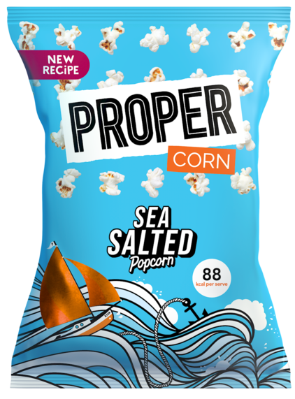 Propercorn Popcorn - Lightly Sea Salted X 8 X 70g