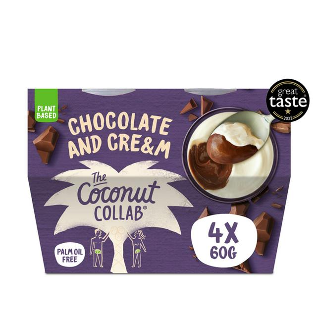 [25% OFF] The Coconut Collaborative Dessert - Chocolate & Cre&m (4x60g) 240g