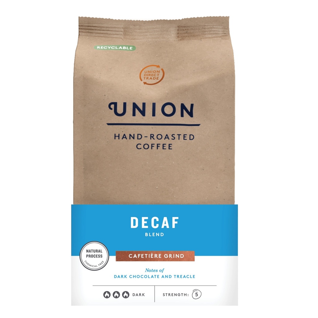 Union Coffee - GROUND Decaf Blend X 6 X 200g