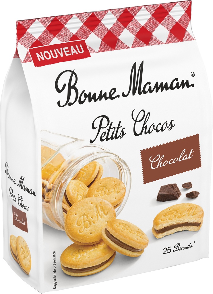 Bonne Maman Biscuits - Petits Chocos X 12 X 250g