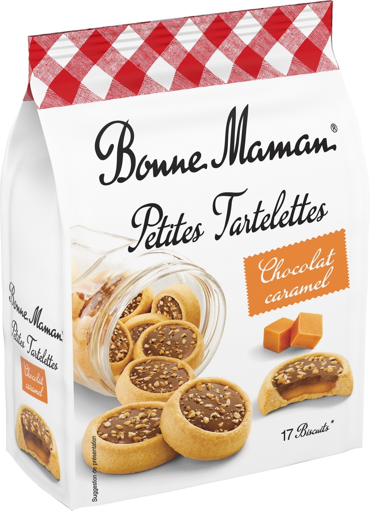 Bonne Maman Tartlet - Petits Chocolate Caramel X 12 X 250g