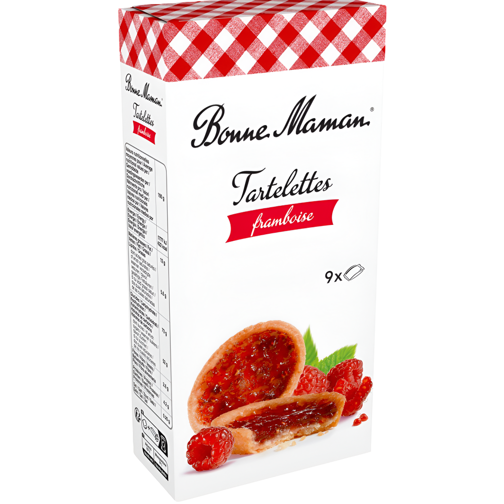 Bonne Maman Tartlet - Raspberry X 12 X 135g