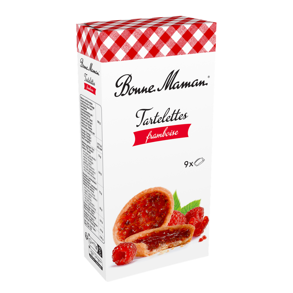 Bonne Maman Tartlet - Raspberry X 12 X 135g
