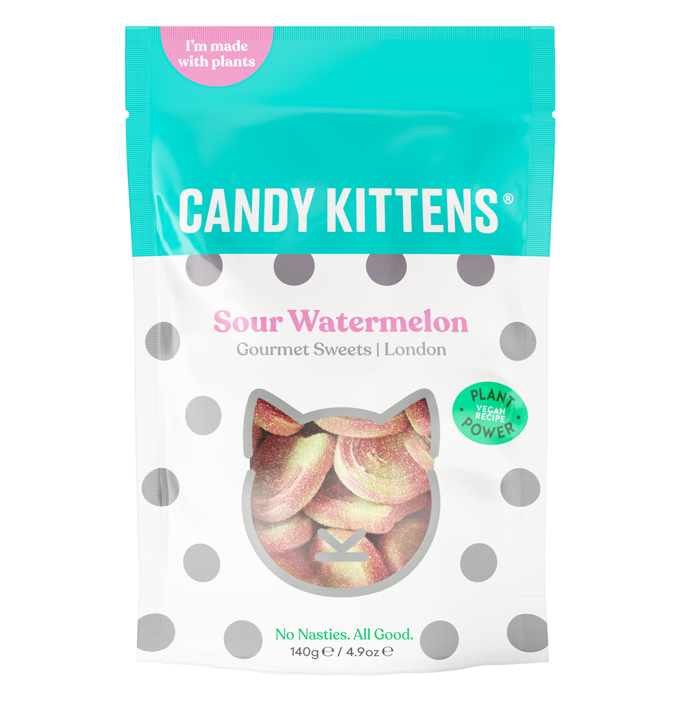 [25% OFF] Candy Kittens Sweets - Sour Watermelon X 10 X 140g