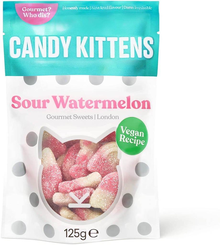 Candy Kittens Sweets - Sour Watermelon X 10 X 140g