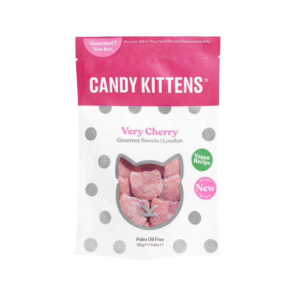 Candy Kittens Sweets - Very Cherry X 10 X 140g