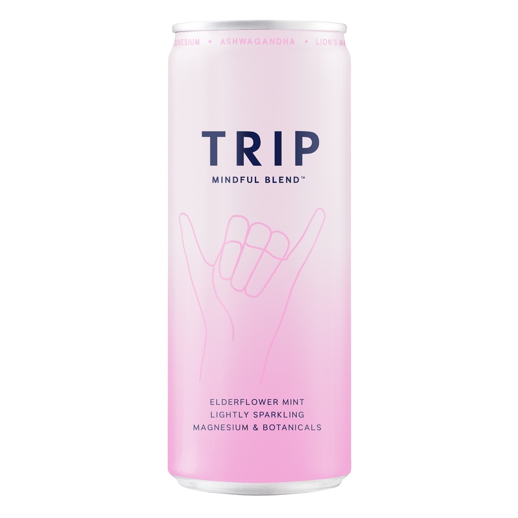 Trip Mindful Blends Drink - Elderflower Mint X 12X 250ml