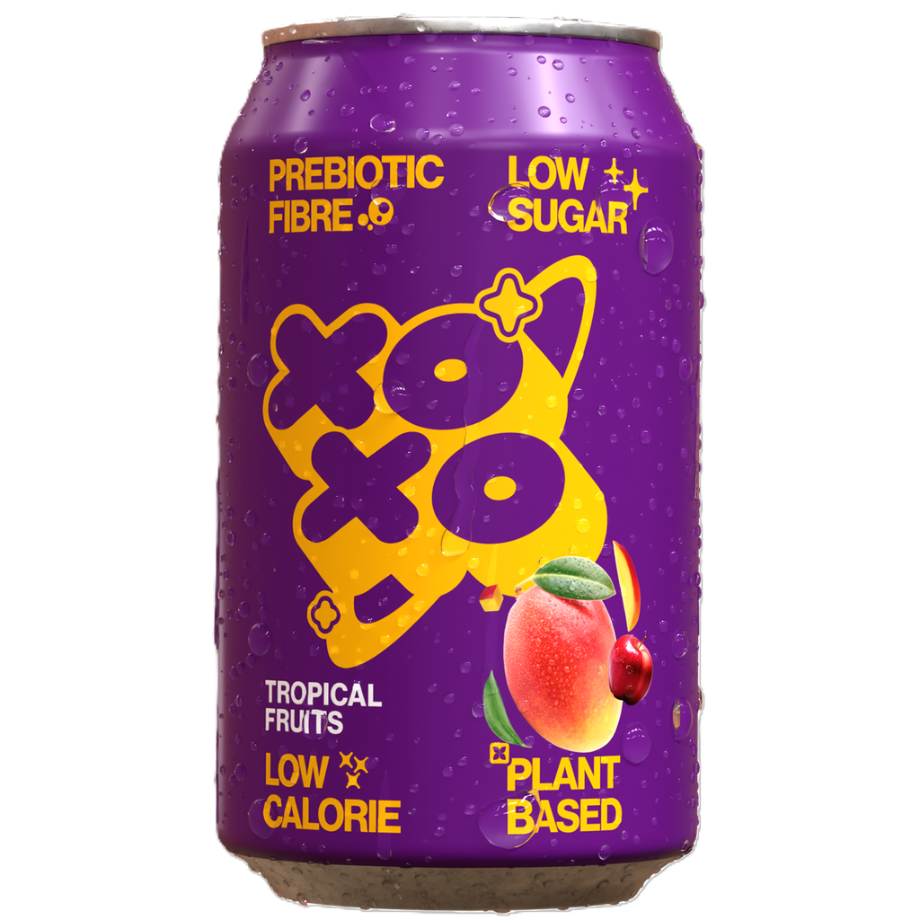 [25% OFF] XOXO Prebiotic Sparkling Soda - Tropical X 12 X 330ml