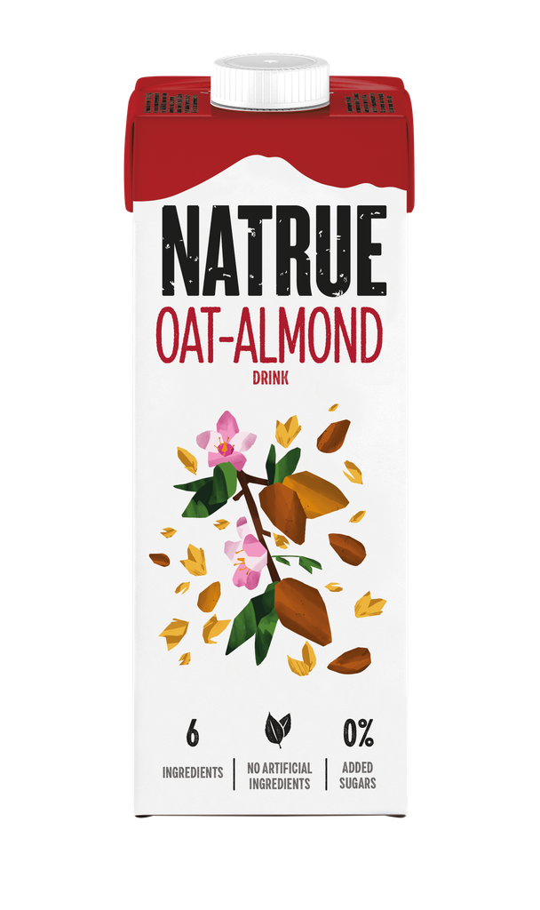 Natrue Plant Based Milk - Oat Almond X 6 X 1L
