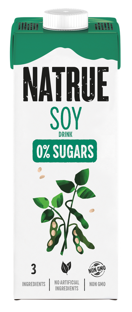 Natrue Plant Based Milk - Sugar Free Soy X 6 X 1L