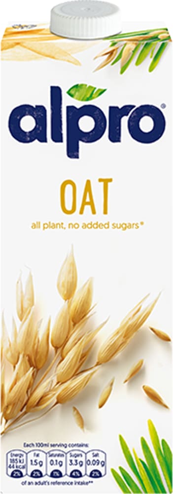 Alpro Plant Based Milk - Oat UHT X 8 X 1L