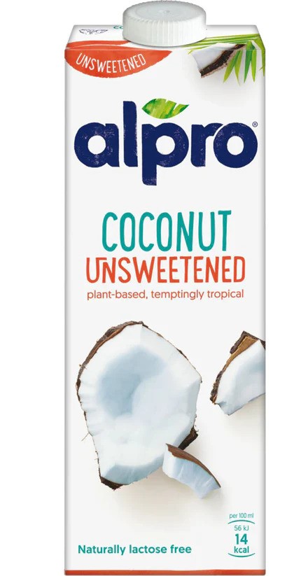 Alpro Plant Based Milk - Coconut Unsweetend X 8 X 1L