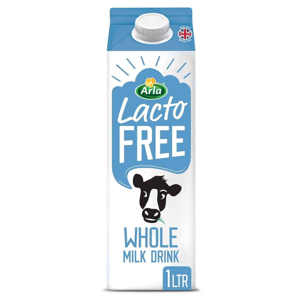 ARLA Lactose Free Milk CHILLED - Whole X 6 X 1L