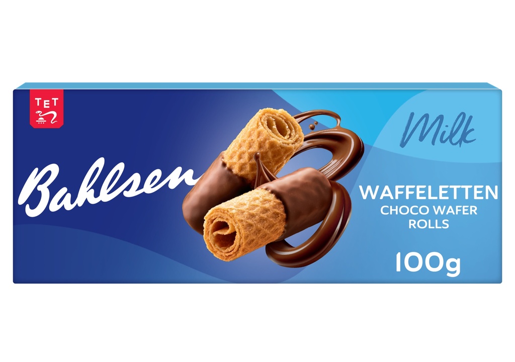 Bahlsen Biscuits - Milk Waffeletten X 12 X 100g