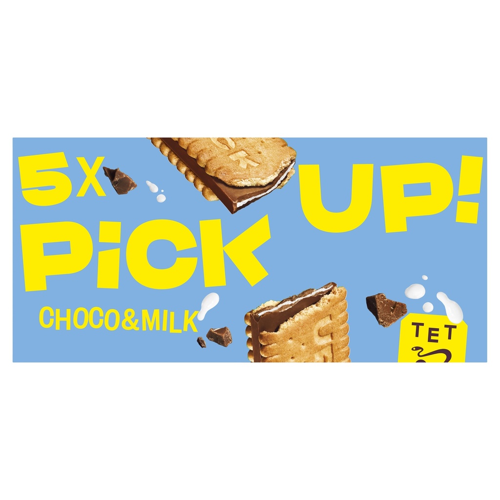 [25% OFF] Bahlsen Pick Up Biscuit Bars - Choco Milk 5pc X 14 X 140g