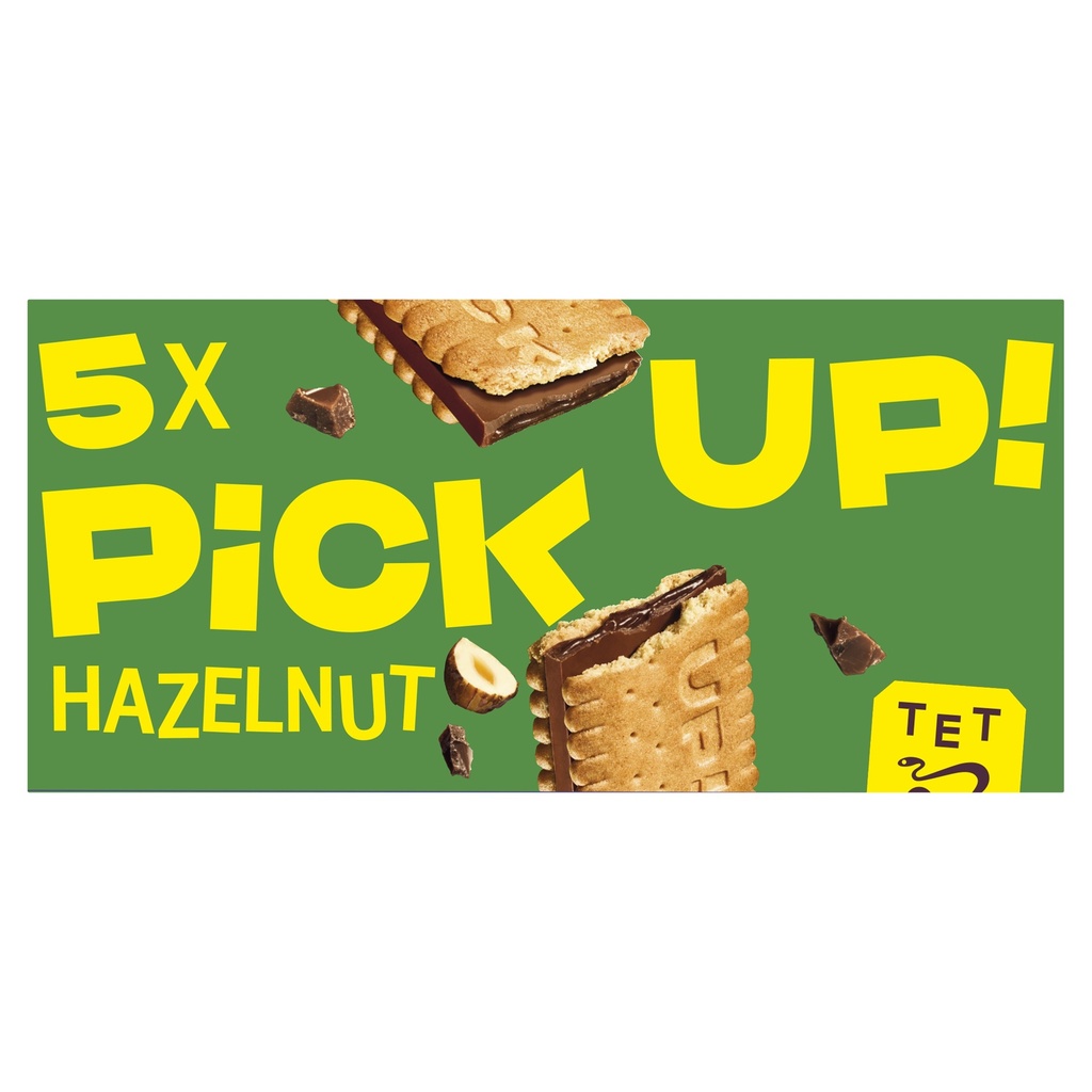 Bahlsen Pick Up Biscuit Bars - Hazelnut 5pc X 14 X 140g