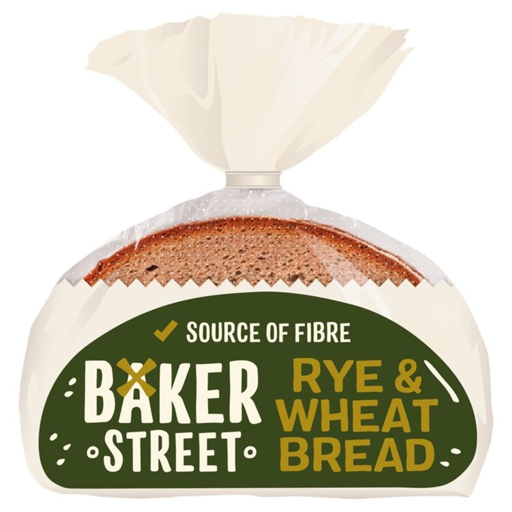 Baker Street Bread - Rye and Wheat 500g