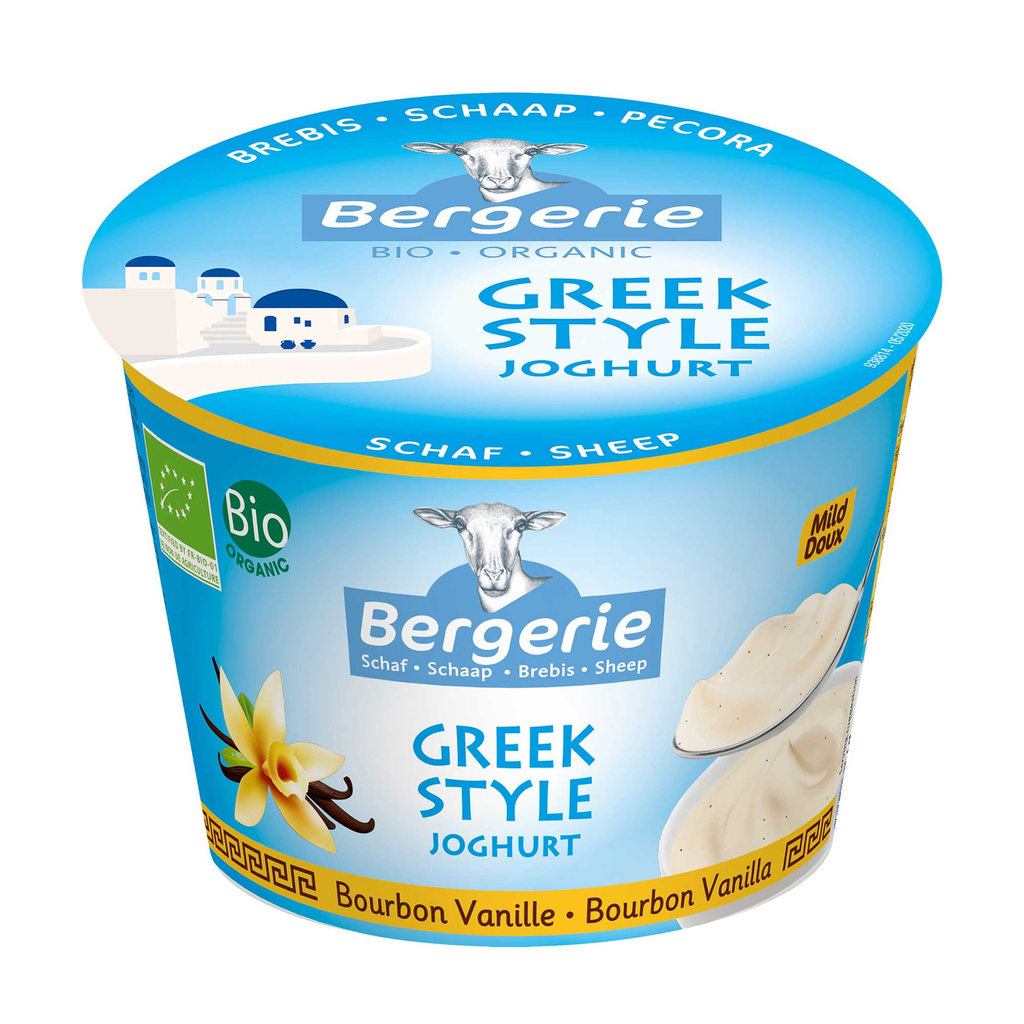 Bergerie Organic Sheeps Yoghurt - Greek Style Vanilla 250g