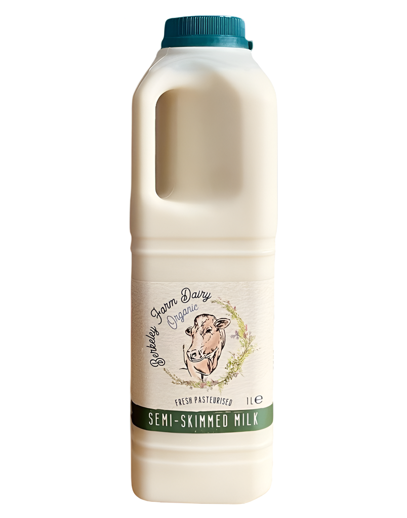 Berkeley Farm Dairy Organic Milk - Semi Skimmed X 6 X 1L