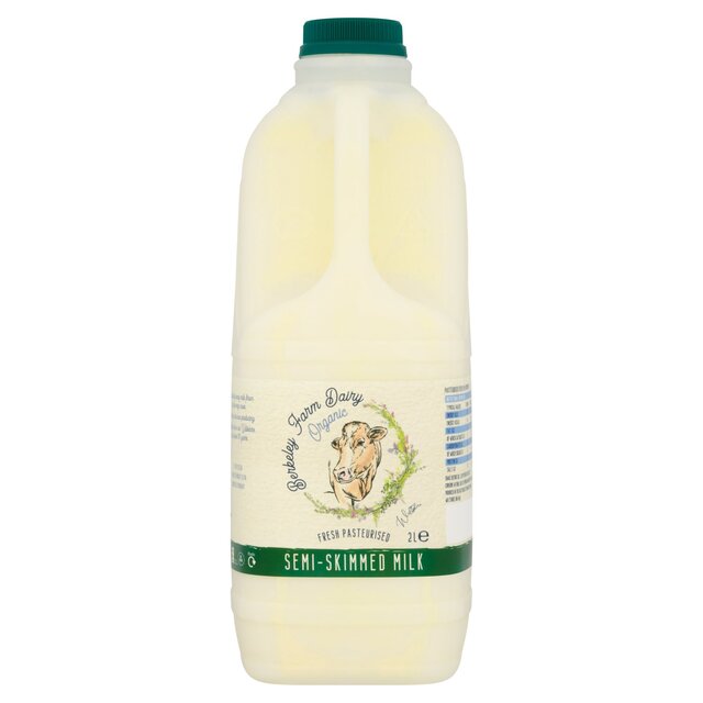 Berkeley Farm Dairy Organic Milk - Semi Skimmed X 6 X 2L