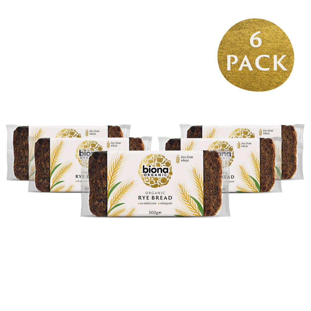 Biona Organic Bread - Rye Original X 7 X 500g
