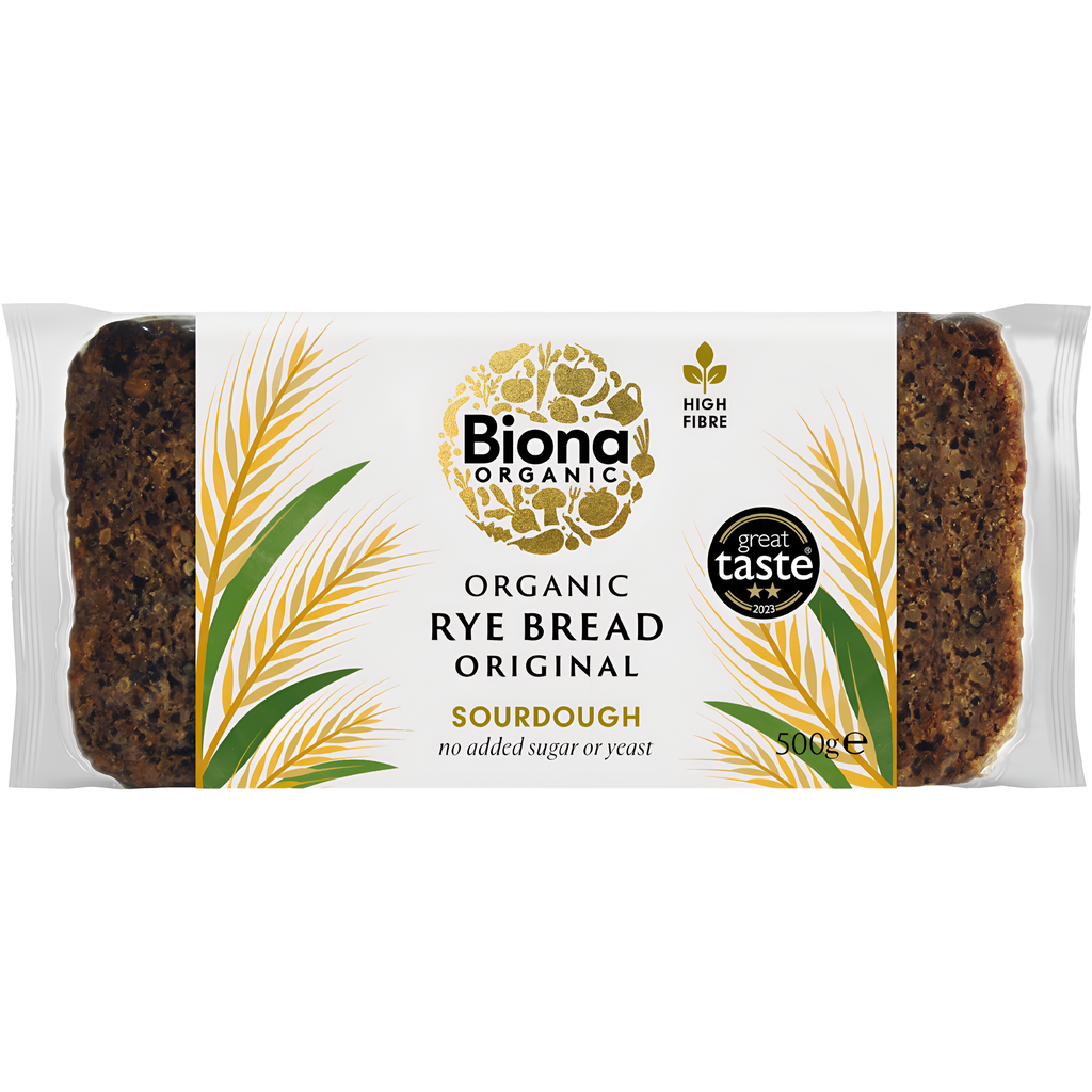 Biona Organic Bread - Rye Original X 7 X 500g
