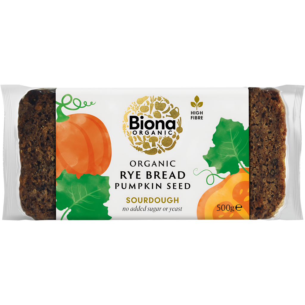 Biona Organic Bread - Rye Pumpkinseed X 7 X 500g